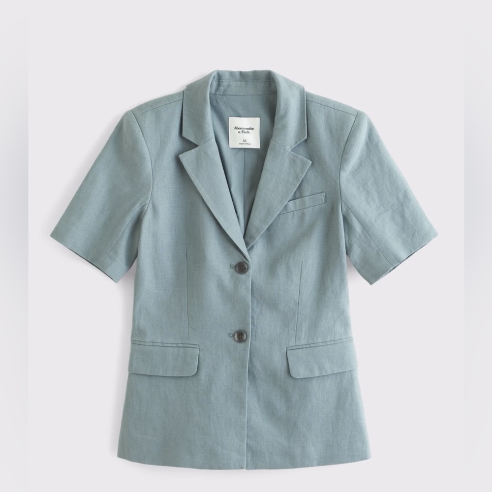 Abercrombie Premium Linen Blazer